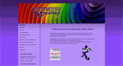 Desktop Screenshot of malermeister-mueller.de