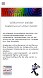 Mobile Screenshot of malermeister-mueller.de