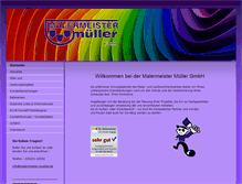 Tablet Screenshot of malermeister-mueller.de