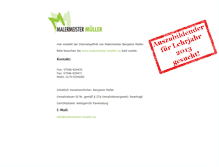 Tablet Screenshot of malermeister-mueller.eu